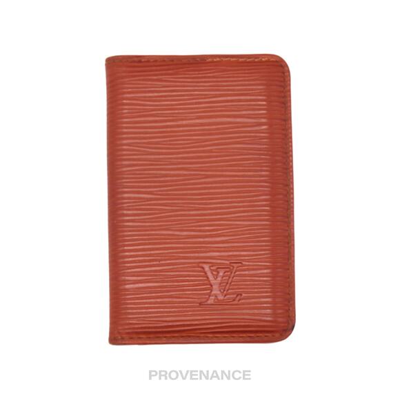 🔴 Louis Vuitton Pocket Organizer Wallet - Fawn Epi Leather - Picture 2 of 8